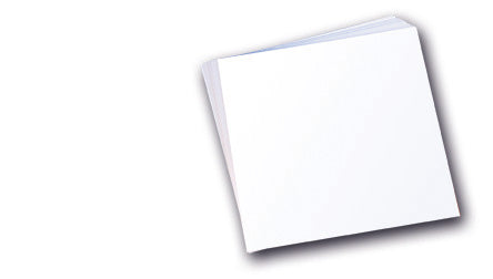 Blank Bit Cards (100) Blank 11" x 11" Posterboard