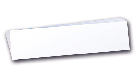 Large Blank Word Cards (100) 6" x 22" Reading Cards