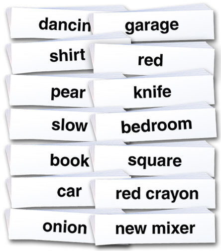 Black Word Cards Bundle