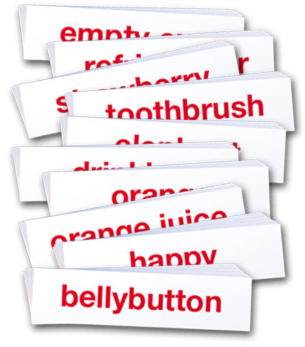 Big Red Word Cards Bundle