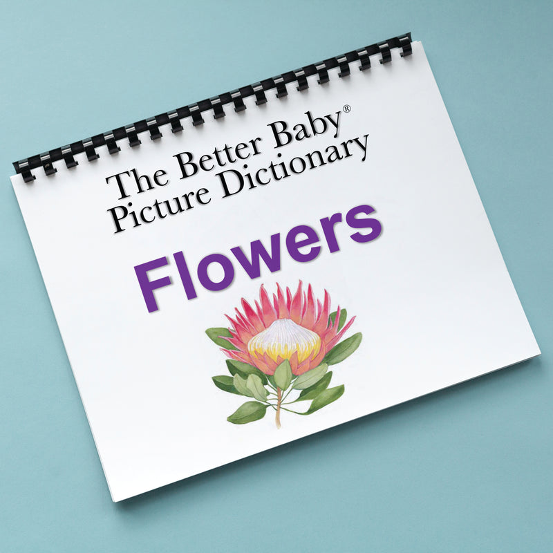 FLOWERS Picture Dictionary Book
