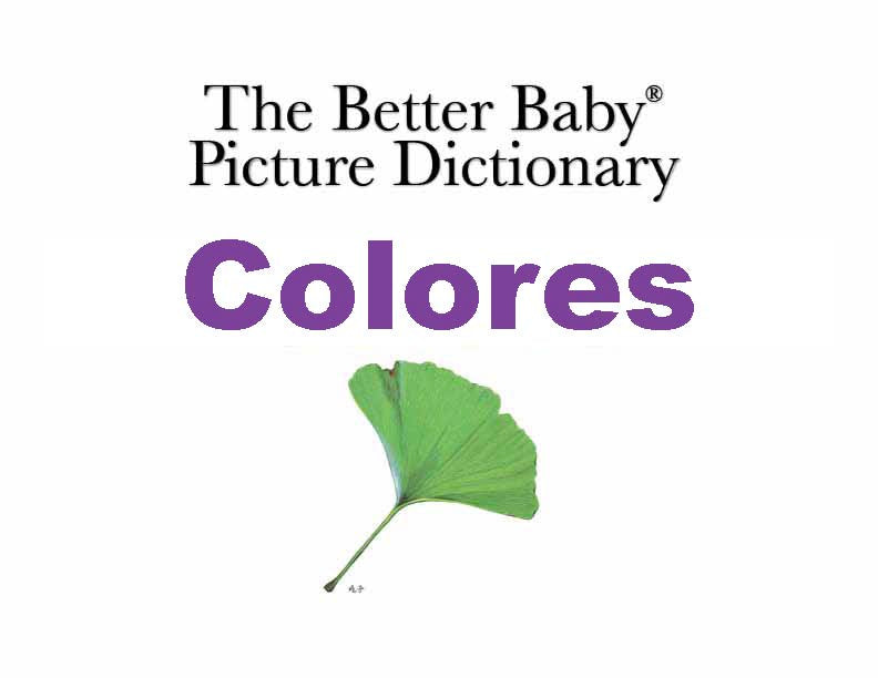 COLORS Picture Dictionary Book (English & Spanish)