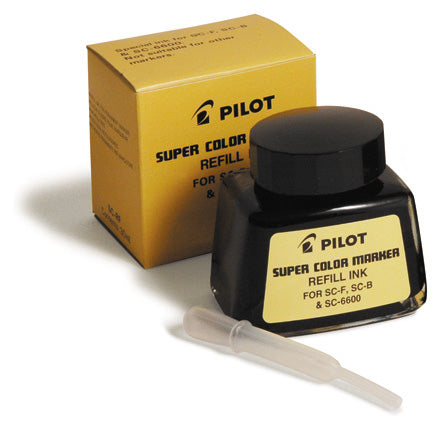 Super Color Marker Refill Ink - BLACK